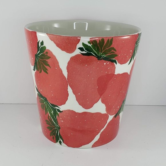 Farval Portugal Strawberry Planter Ceramic Hand Painted - Picture 1 of 6